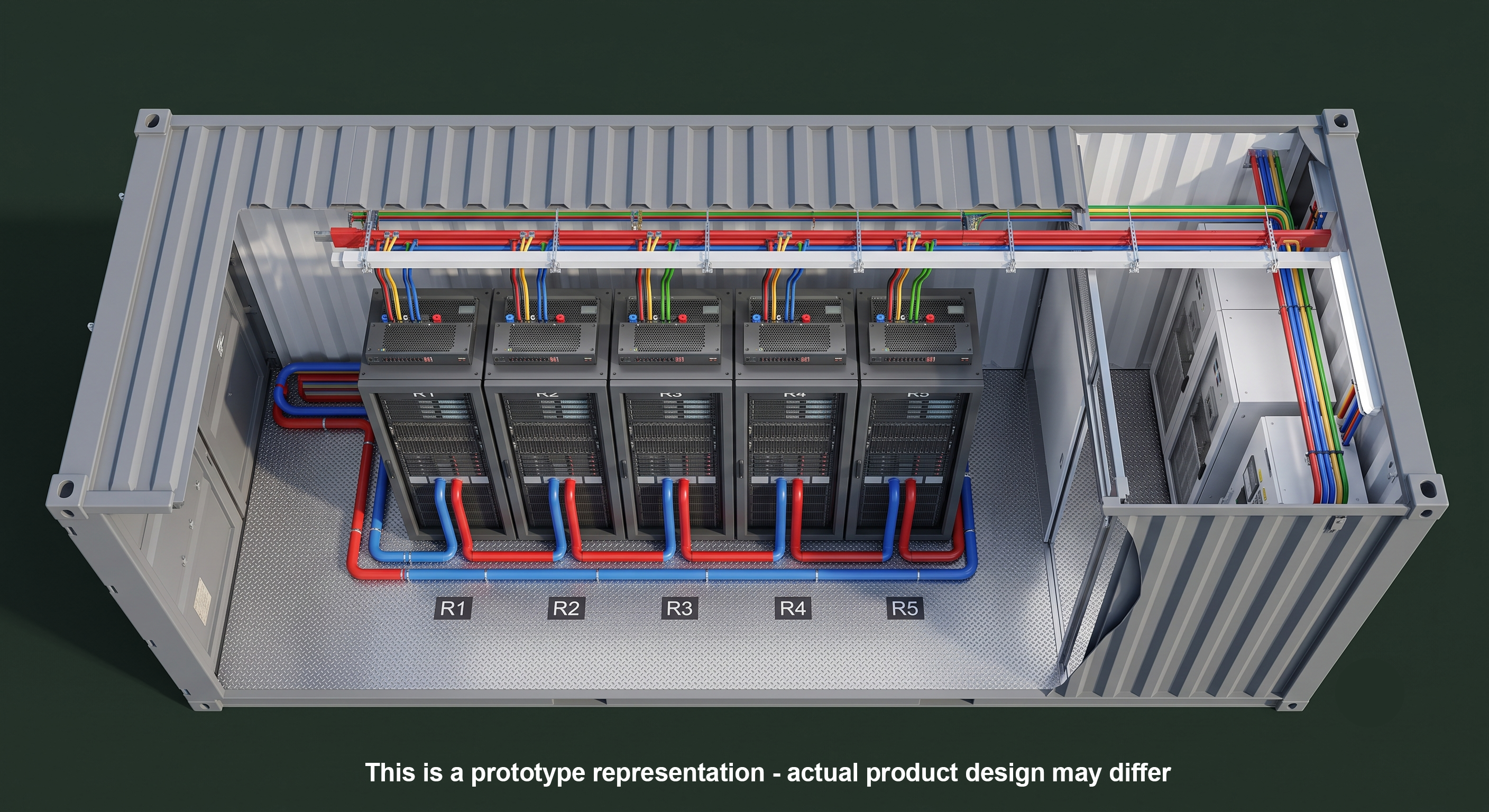20 Foot Liquid Cooled Edge Data Center Container